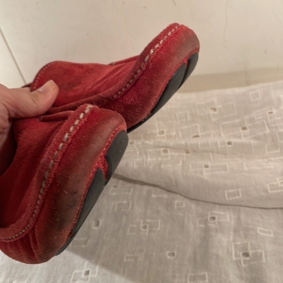 ?Host Pick?Prada RED Suede Driving Loafers Unisex main image 14